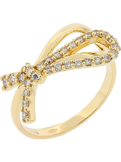 Million Diamonds Γυναικείο Δαχτυλίδι από Xρυσό 18K με Διαμάντι