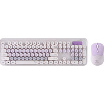 Alcatroz JellyBean A5000 Lilac Ασύρματο Σετ Πληκτρολόγιο & Ποντίκι