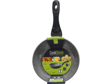 Gusto Casa Cookstone Τηγάνι Ανοξείδωτο Αντικολλητικό Επίστρωση Πέτρας 22cm COOKSTONE652403