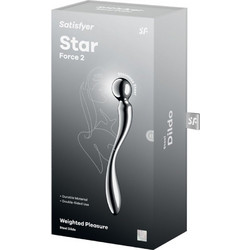 Satisfyer Star Force 2 Διπλό Dildo Ασημί