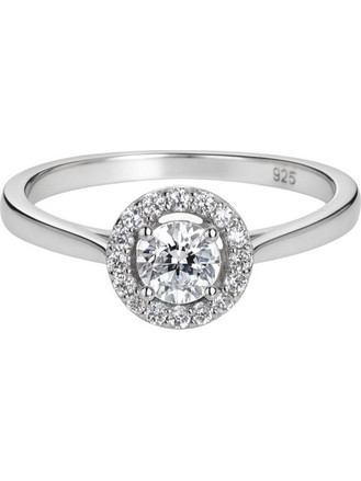 Diamonfire Γυναικείο Δαχτυλίδι Ροζέτα από Ασήμι 925 61175415821