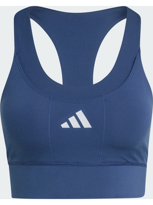 Adidas Running Pocket Αθλητικό Μπουστάκι με Μέτρια Στήριξη & Αφαιρούμενη Ενίσχυση Navy Μπλε KD4160