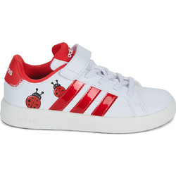 Adidas Grand Court 3.0 Παιδικά Sneakers Λευκά Κόκκινα KJ8650