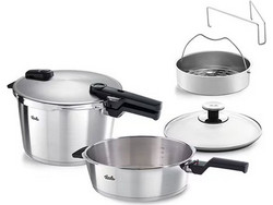 Fissler Vitaquick Premium Χύτρες Ταχύτητας Set Quattro 8lt+4lt 26cm 60281011090