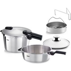 Fissler Vitaquick Premium Χύτρες Ταχύτητας Set Quattro 8lt+4lt 26cm 60281011090