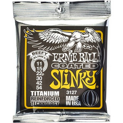 Ernie Ball Beefy 3127 Σετ 6 Χορδές Ηλεκτρικής Κιθάρας Titanium 11-54"