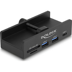 DeLOCK 64263 USB Hub 3.0 USB-A με 5 Θύρες USB-A / USB-C / Card Reader