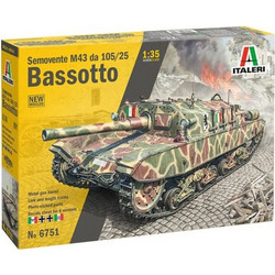 Italeri Semovente M43 da 105/25 Bassotto Συναρμολογούμενο Πλαστικό Μοντέλο Τανκ 1:35