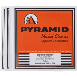 Pyramid Nickel Classics Σετ 6 Χορδές Ηλεκτρικής Κιθάρας Pure Nickel 12-54"