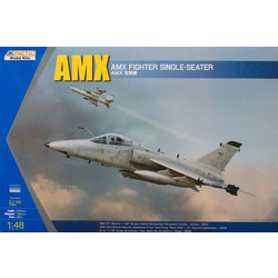 Kinetic Model Kits AMX Single Seat Fighter Συναρμολογούμενο Πλαστικό Μοντέλο Αεροπλάνου 1:48