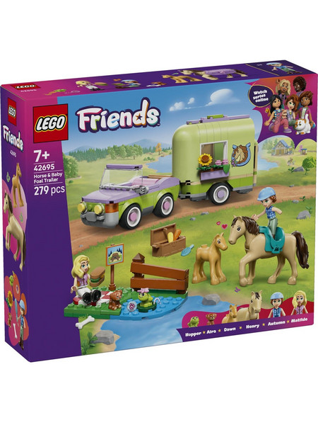 Lego Friends Horse & Baby Foal Trailer για 7+ Ετών 42695