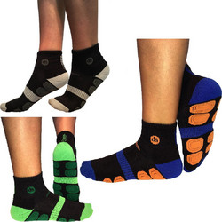 Dimisocks Endurance 3.0 (R) Ανδρικές Κάλτσες Κοντές με Σχέδια Μαύρες 3Pack 3157