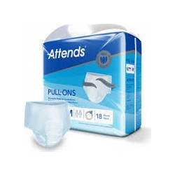 Attends Pull-Ons Medium Πάνες Βρακάκι Ακράτειας 6 Σταγόνες 18τμχ