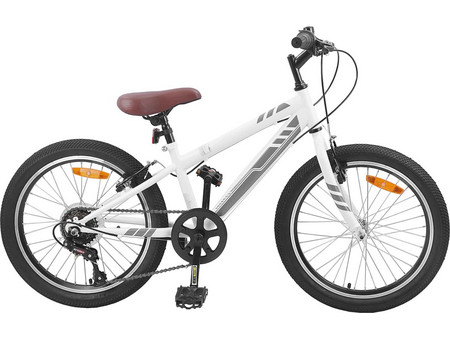 vidaXL 42009746 Παιδικό Ποδήλατο Πόλης 20" με 6 Ταχύτητες Λευκό