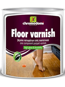 Chromodomi Floor Varnish Βερνίκι Ξύλου Έτοιμο προς Χρήση Ματ 0.75lt