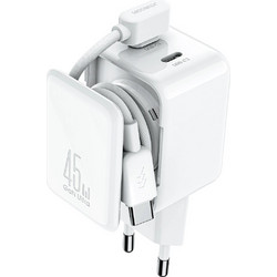 Joyroom JR-TCL05 Φορτιστής με 2 Θύρες USB-C 45W