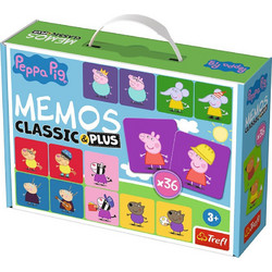 Trefl Peppa Pig Memos Επιτραπέζιο Παιχνίδι για Παιδιά 3+ Ετών για 1+ Παίκτες