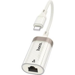 Hoco UA41B Ενσύρματος Ethernet USB-C Αντάπτορας Δικτύου 100Mbps