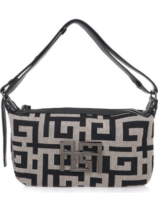 Ames Eris Diagonal Pouro Beige Black