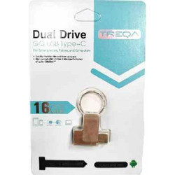 Treqa 16GB USB Stick 3.2 Gen 1 με USB-C