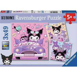 Παιδικό Puzzle Ravensburger Kuromi 3x49 Κομμάτια