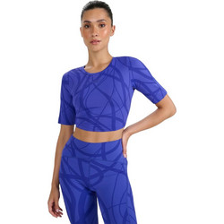 4F Γυναικείο Αθλητικό Crop Top Μωβ 4FWAW25TFTSF1520-36S