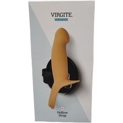 Virgite H1 Hollow Small Harness Strap On με Dildo 14.2cm Flesh
