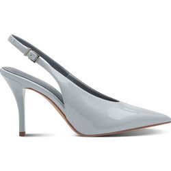 Tamaris Γόβες Slingback Λουστρίνι με Τακούνι Στιλέτο Γαλάζιες 1-29622-46-800
