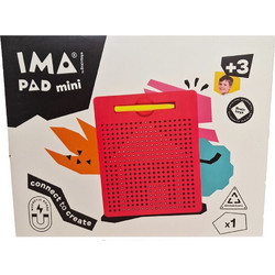 Imapad Mini Connect & Create Μαγνητικό Παιχνίδι Σχεδίασης Κόκκινο