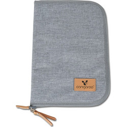Cangaroo Liam Θήκη Βιβλιαρίου Υγείας Γκρι 28x19cm