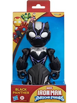 Hasbro Marvel Iron Man & His Awesome Friends Large Black Panther Φιγούρα Δράσης για 3+ Ετών 22cm