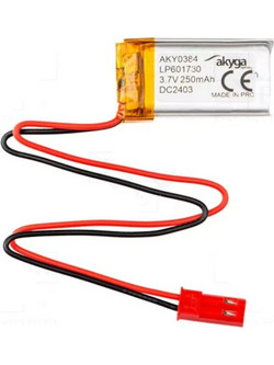 Akyga AKY0384 Rechargeable LP601730 250mAh 1τμχ