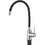 Bruno M54804-006C-S626-BK Μπαταρία Κουζίνας Πάγκου Διπλής Παροχής Ανάμεικτη με Εύκαμπτο Ρουξούνι Μαύρη