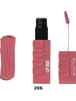 Elixir Forever 206 Matte Κραγιόν Liquid 9gr