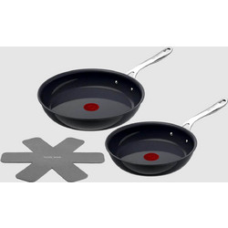 Tefal Jamie Oliver Σετ Τηγάνια Αλουμινίου με Αντικολλητική Επίστρωση 2τμχ C471S255