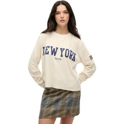 Superdry Γυναικείο Αθλητικό Φούτερ Εκρού W6012035A-8ML