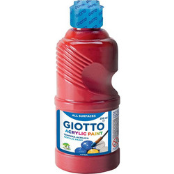 Giotto Red Ακρυλικό Χρώμα Ζωγραφικής 250ml