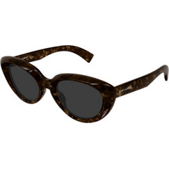Saint Laurent SL859 002 Γυναικεία Γυαλιά Ηλίου Cat Eye Κοκάλινα Καφέ με Μαύρο Φακό