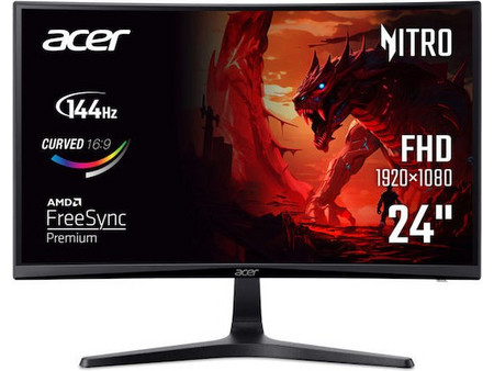 Acer Nitro ED240QP0BI VA Curved Gaming Monitor 23.6" 1920x1080 FHD 144Hz 4ms