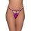 Milena By Paris Γυναικείο Sexy String με Δαντέλα Φούξια 6937