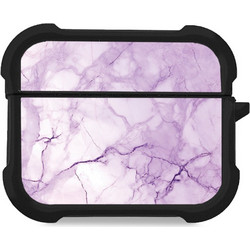 Sonique Marble Series Θήκη Σιλικόνης για Apple AirPods Pro 1 / 2 Βιολετί