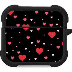 Sonique Heart Series Θήκη Σιλικόνης για Apple AirPods 3 Μαύρη