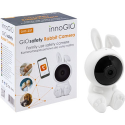 InnoGio Rabbit GIO251 Ασύρματη Ενδοεπικοινωνία Μωρού με Κάμερα Wi-Fi και Αμφίδρομη Ομιλία