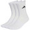 Adidas Ανδρικές Κάλτσες Ψηλές Λευκές 3Pack JZ0530
