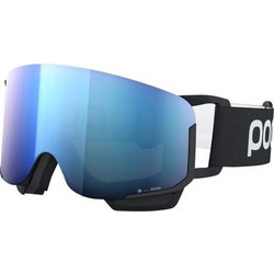 Poc Nexal Mid Μάσκα Σκι & Snowboard Ενηλίκων Μαύρη με Φακό Καθρέπτη Μπλε