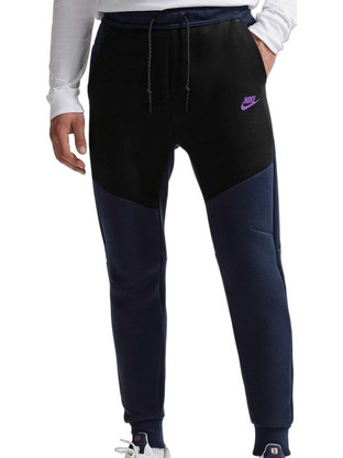 Nike Ανδρικό Παντελόνι Φόρμας Fleece με Λάστιχο Μαύρο HV0959-452