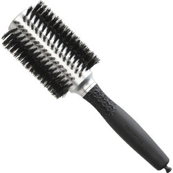 Olivia Garden Blowout Soft Boar Θερμική Βούρτσα Μαλλιών για Όγκο με Φυσική Τρίχα Ασημί 35mm
