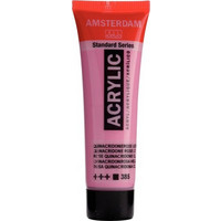 Royal Talens Amsterdam 385 Quinacridone Rose Light Ακρυλικό Χρώμα Ζωγραφικής 20ml