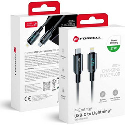 Forcell F-Energy C276 USB-C to Lightning Cable 27W 1.2m Black