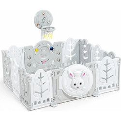 Moni The White Rabbit Φράχτης Παιδικής Χαράς